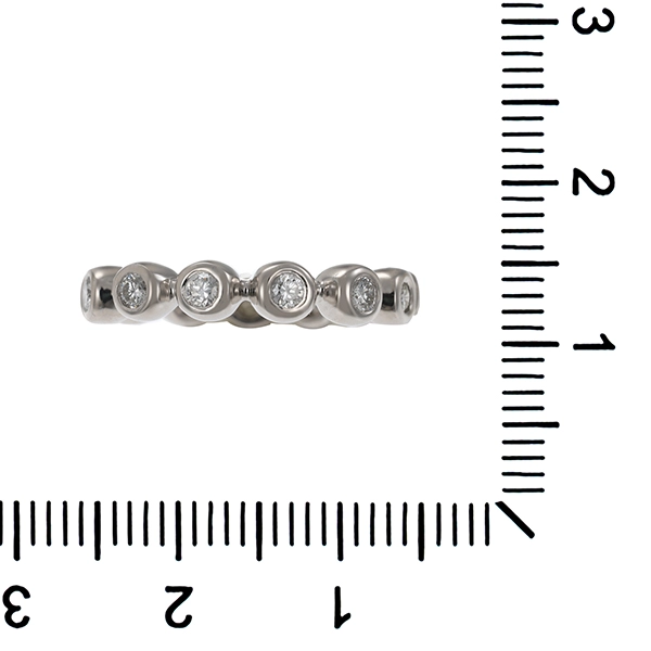 Brillantring, 14K, Weißgold