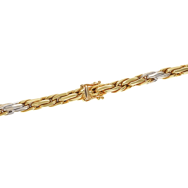 Collier, 14K, Gelb-/Weißgold
