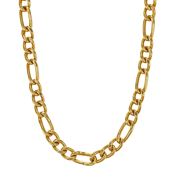 Kette, 18K, Gelbgold, Figaro