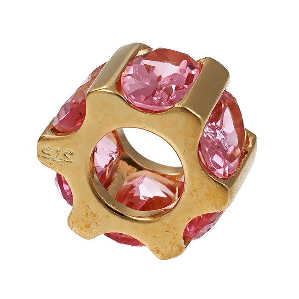 Anhänger, 9K, Gelbgold, Turmaline