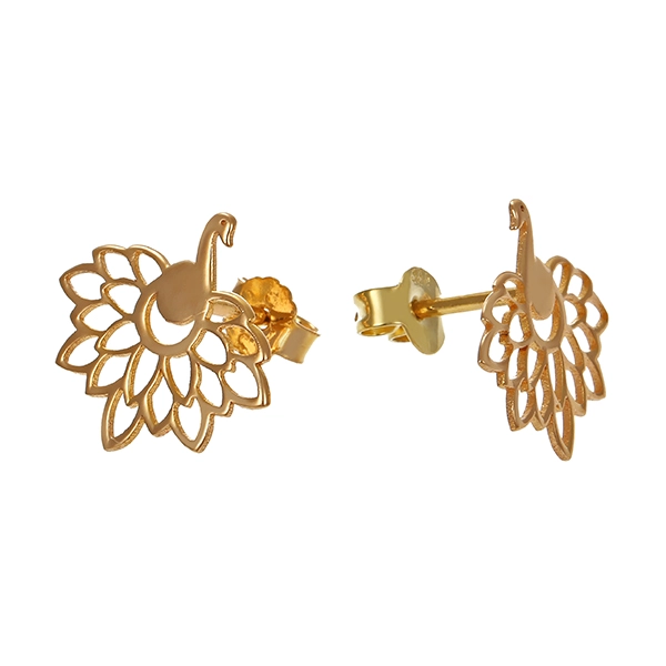 Ohrstecker, 18K, Gelbgold