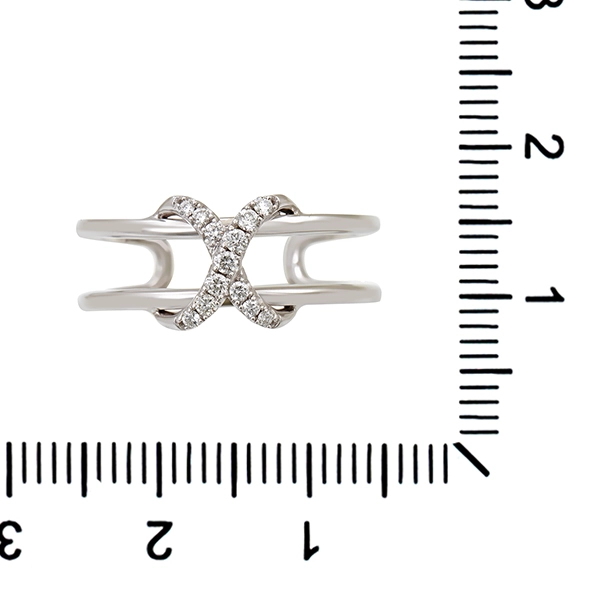 Diamantring, 14K, Weißgold, Brillanten