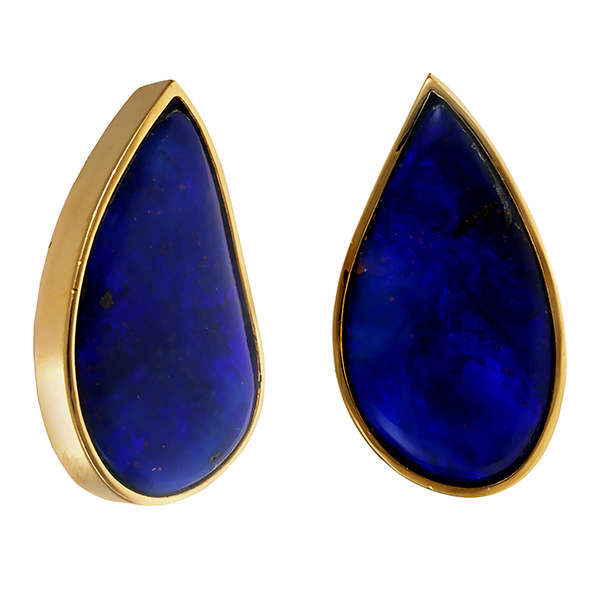 Manschettenknöpfe, 18K, Gelbgold, Opal