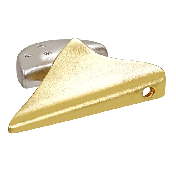 Anhänger, 14K, Gelb-/Weißgold