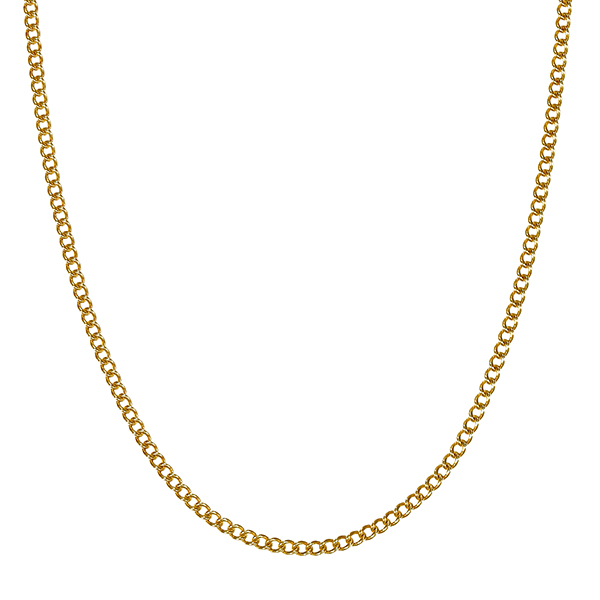 Kette, 14K, Gelbgold, Panzer-