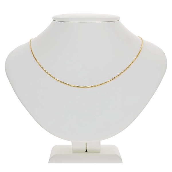 Collierkette, 14K, gelbgold, Venezianer, 45,5cm