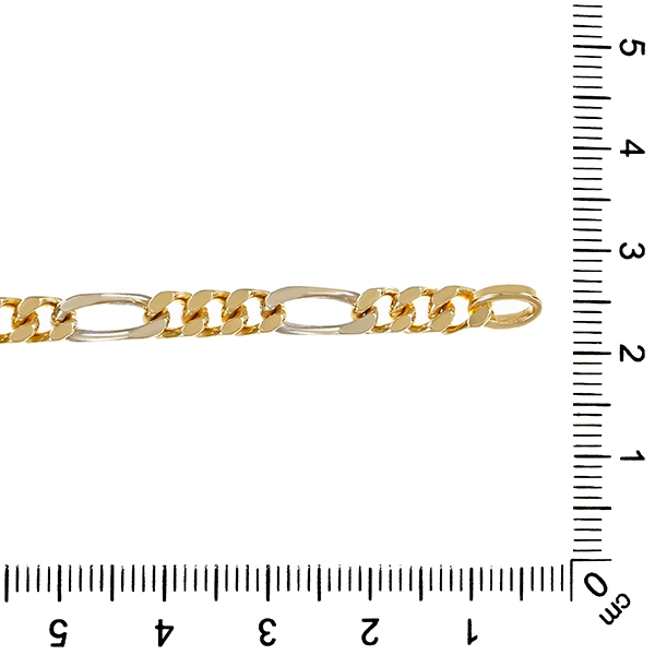 Armband, 14K, Gelb-/Weißgold