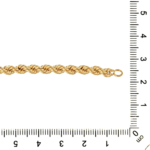 Armband, 14K, Gelbgold, Kordel-
