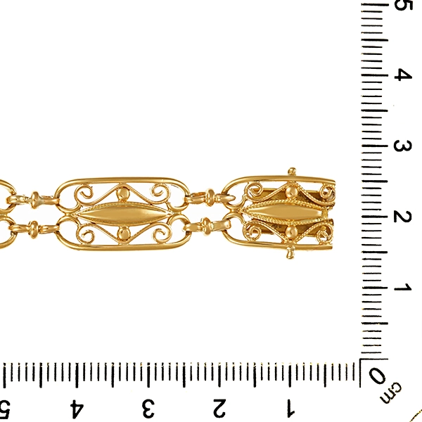 Armband, 18K, Gelbgold