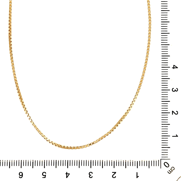 Collierkette 14K, Gelbgold, Venezianer-