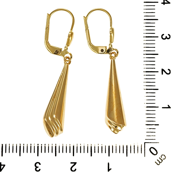 Ohrhänger, 8K, Gelbgold