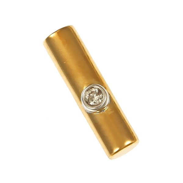 Anhänger, 14K, Gelb-/Weißgold, Brillant