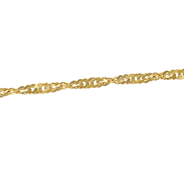 Armband, 14K, Gelbgold, Singapur