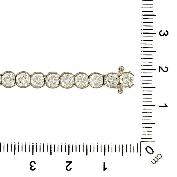Armband, 18K, Weißgold, Brillanten