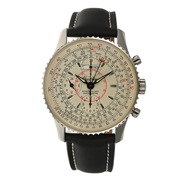 Herrenuhr, Breitling 'Montbrillant Datora' Chrono-Automatik