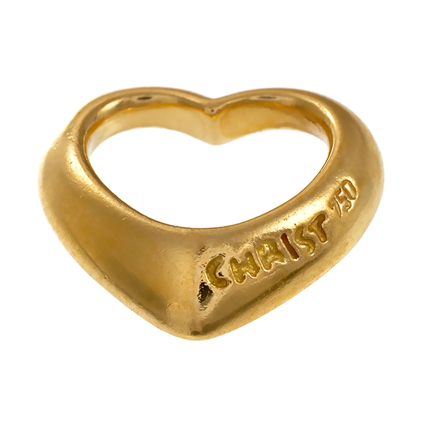Anhänger, 18K, Gelbgold, Herz