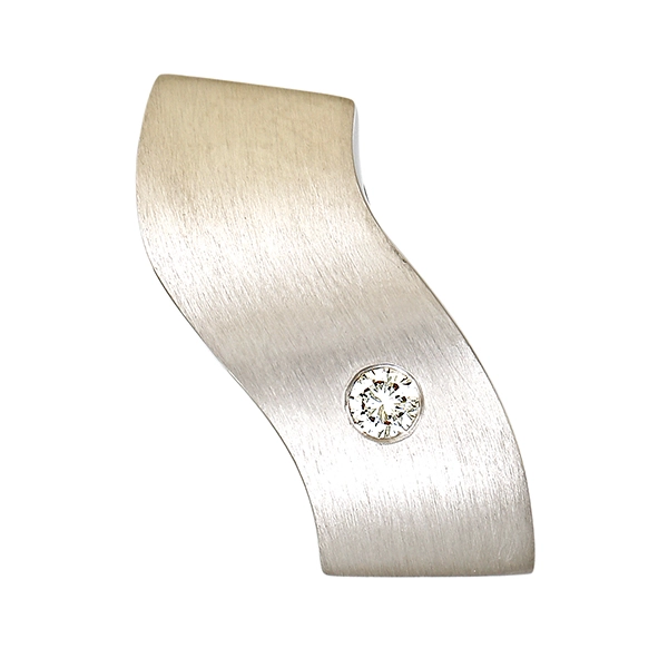 Anhänger, 18K, Weißgold, Brillant
