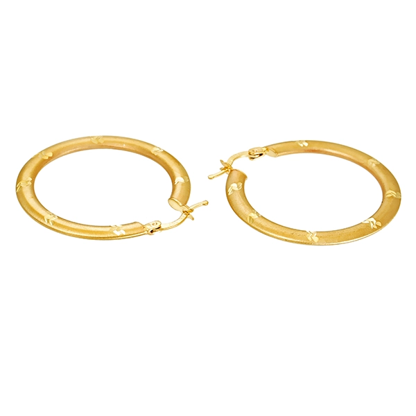 Creolen, 14K, Gelbgold