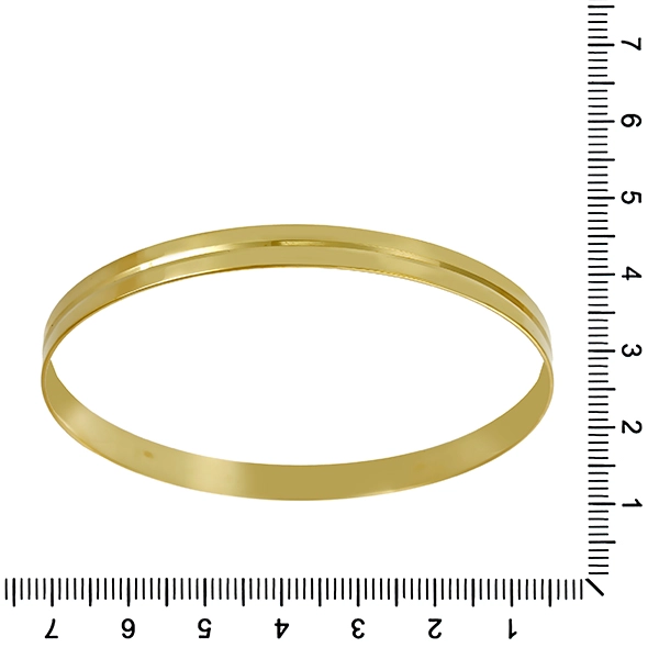 Armreif, 14K, Gelbgold