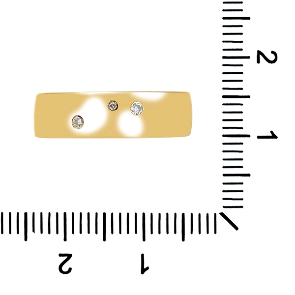Diamantring, 8K, Gelbgold, Diamant