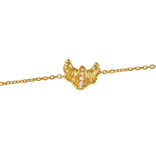 Armband, 18K, Gelb-/Weißgold, Brillanten