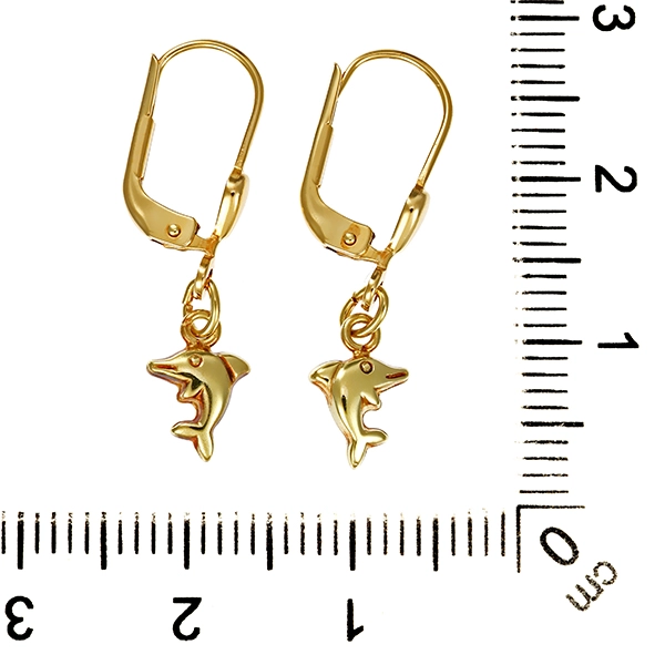 Kinderohrschmuck, 14K, Gelbgold