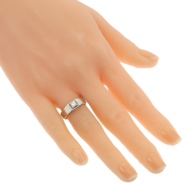 Diamantring, 18K, Weißgold, Brillant 0,25 ct