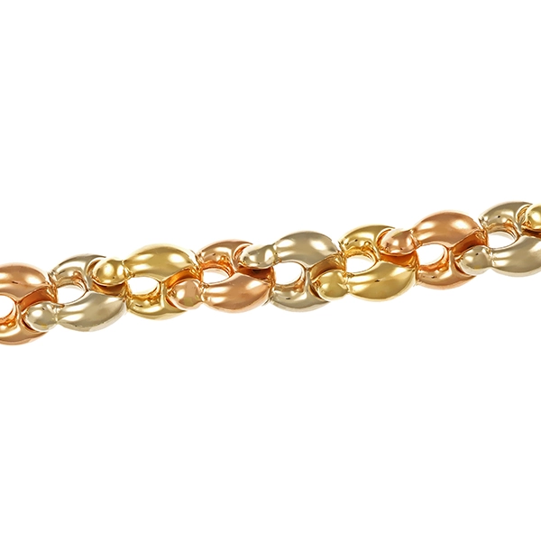 Armband, 18K,  Rot-/Weiß-/Gelbgold