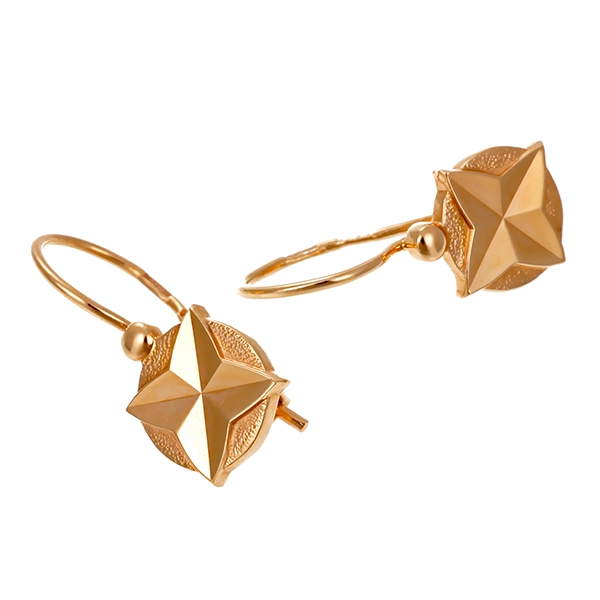 Ohrhänger, 14K, Rotgold