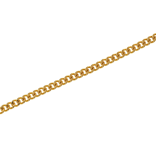 Fußkette, 14K, Gelbgold, Herz