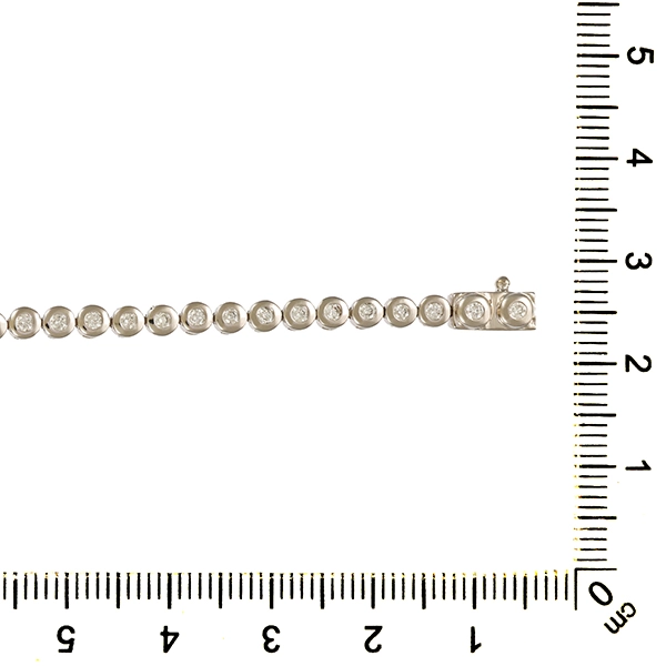Armband, 14K, Weißgold, Brillanten 1,00 ct