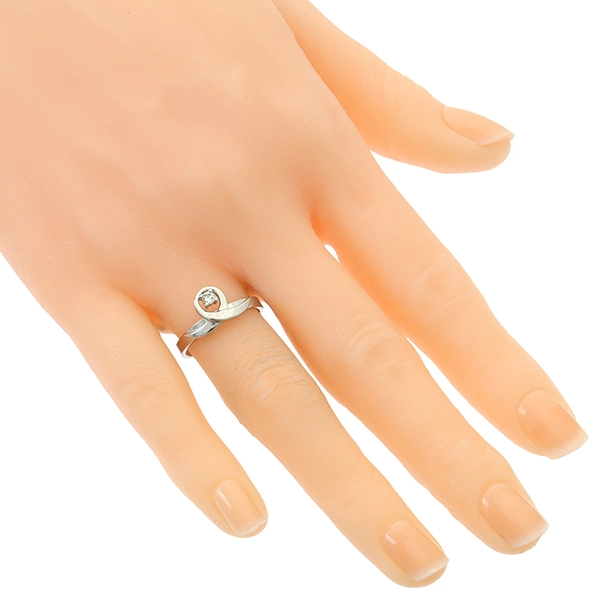 Diamantring, 14K, Weißgold, Brillant