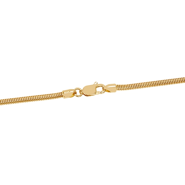 Collier, 14K, Gelb-/Weißgold, Brillanten
