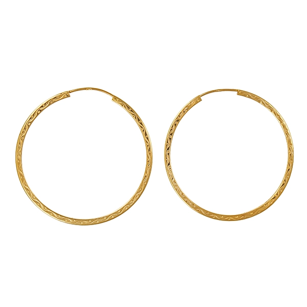 Creolen, 14K, Gelbgold