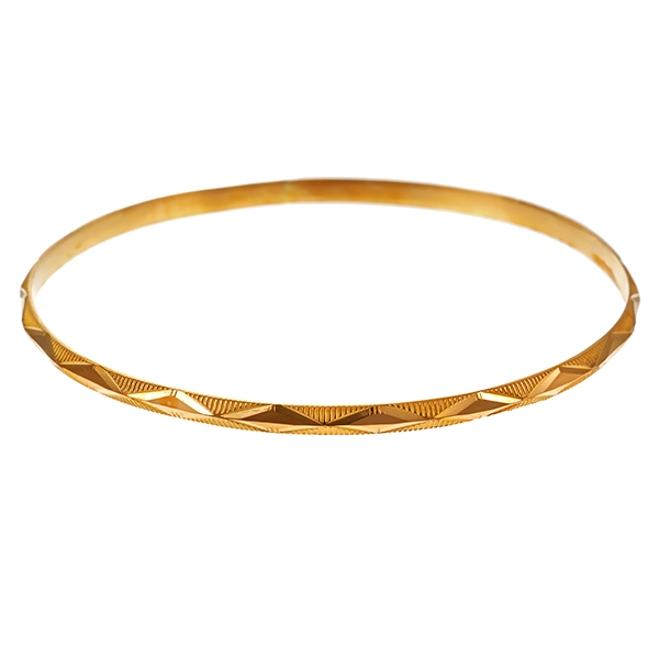 Armreif, 22K, Gelbgold