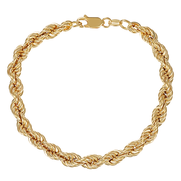 Armband, 14K, Gelbgold, Kordel-