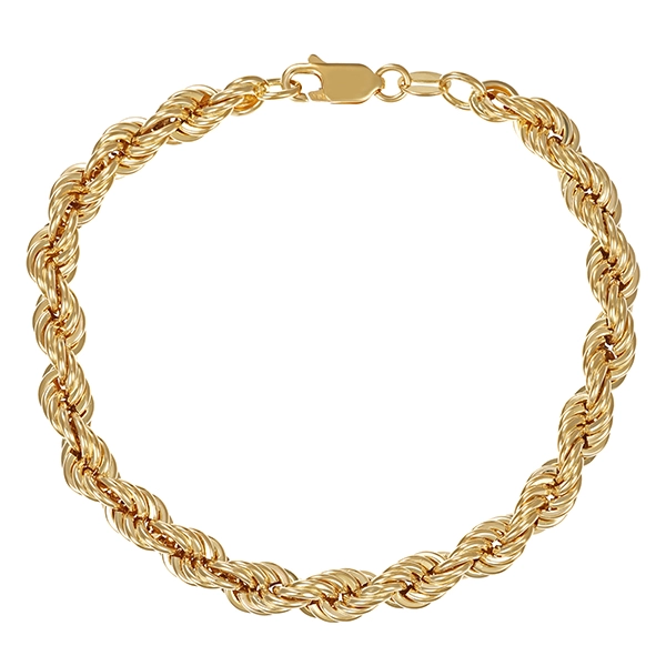Armband, 14K, Gelbgold, Kordel-