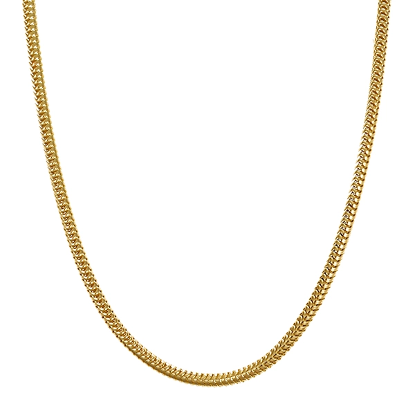 Collierkette, 14K, Gelbgold, Schlangen-