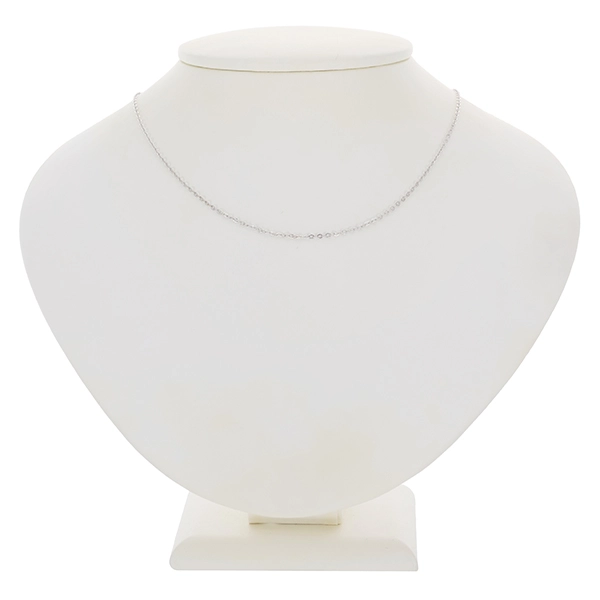 Collierkette, 8K, Weißgold