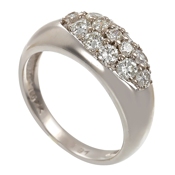 Diamantring, 18K, Gelbgold, Brillanten 0,91 ct