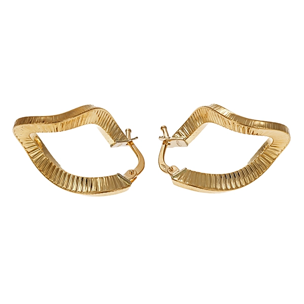 Creolen, 14K, Gelbgold