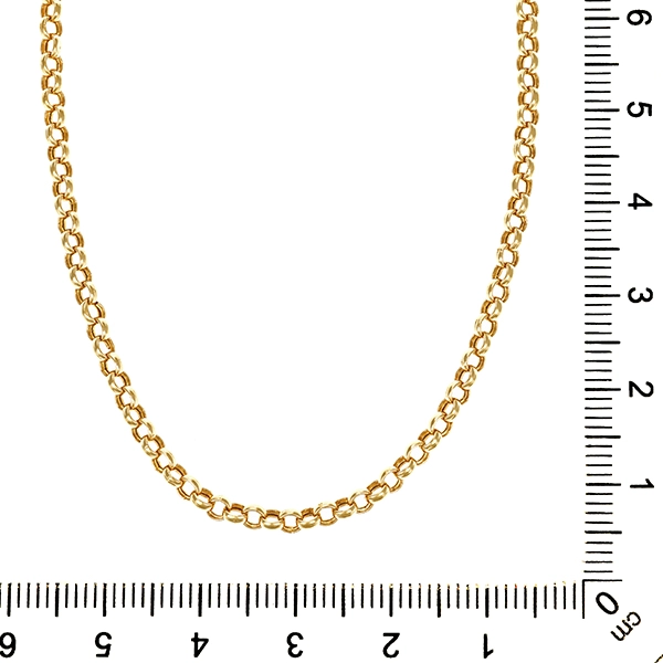 Collierkette, 14K, Gelbgold, Rundanker-