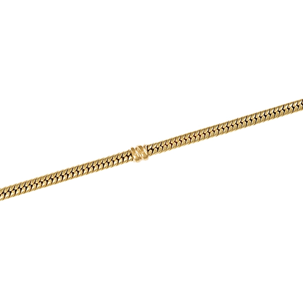 Armband, 14K, Gelbgold, Schlange-, Pandora