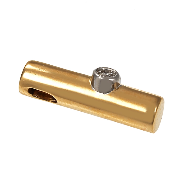 Anhänger, 14K, Gelb-/Weißgold, Brillant