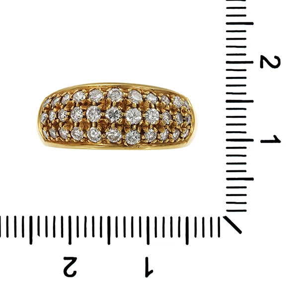 Brillantring, 14K, Gelbgold