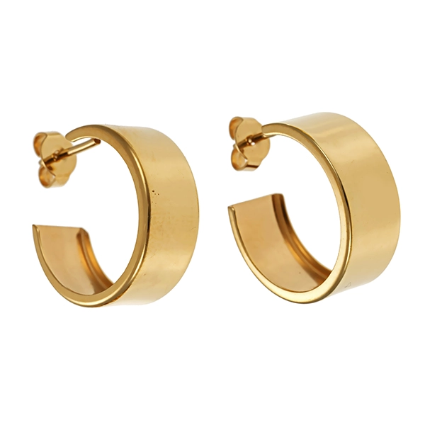 Steckcreolen, 8K, Gelbgold