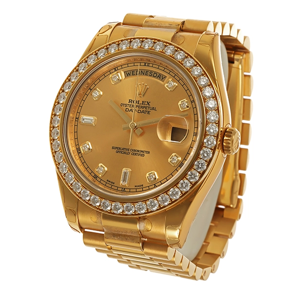 Herrenuhr, Rolex, 'Day-Date II', Automatik