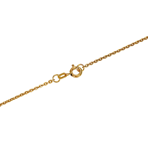 Collier, 8K, Gelbgold, Granat