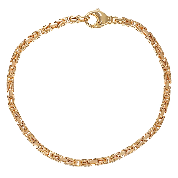 Armband, 14K, Gelbgold, Königs-