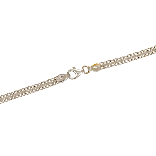 Collier, 18K, Weißgold, Brillanten